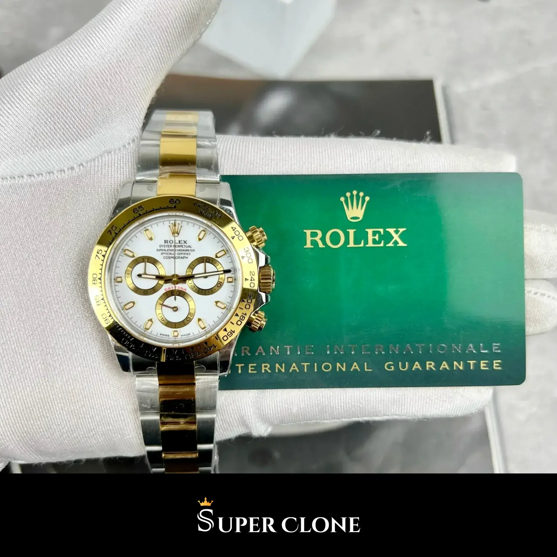 Daytona 126503 swiss super clone — side profile
