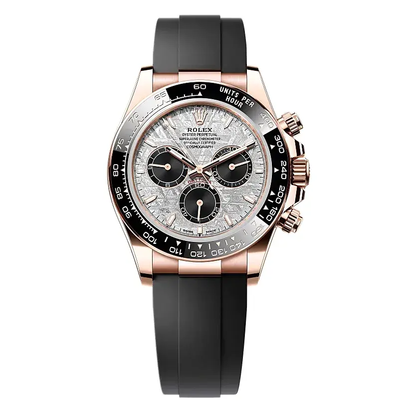 Daytona 126515LN swiss clone meteorite dial — front view