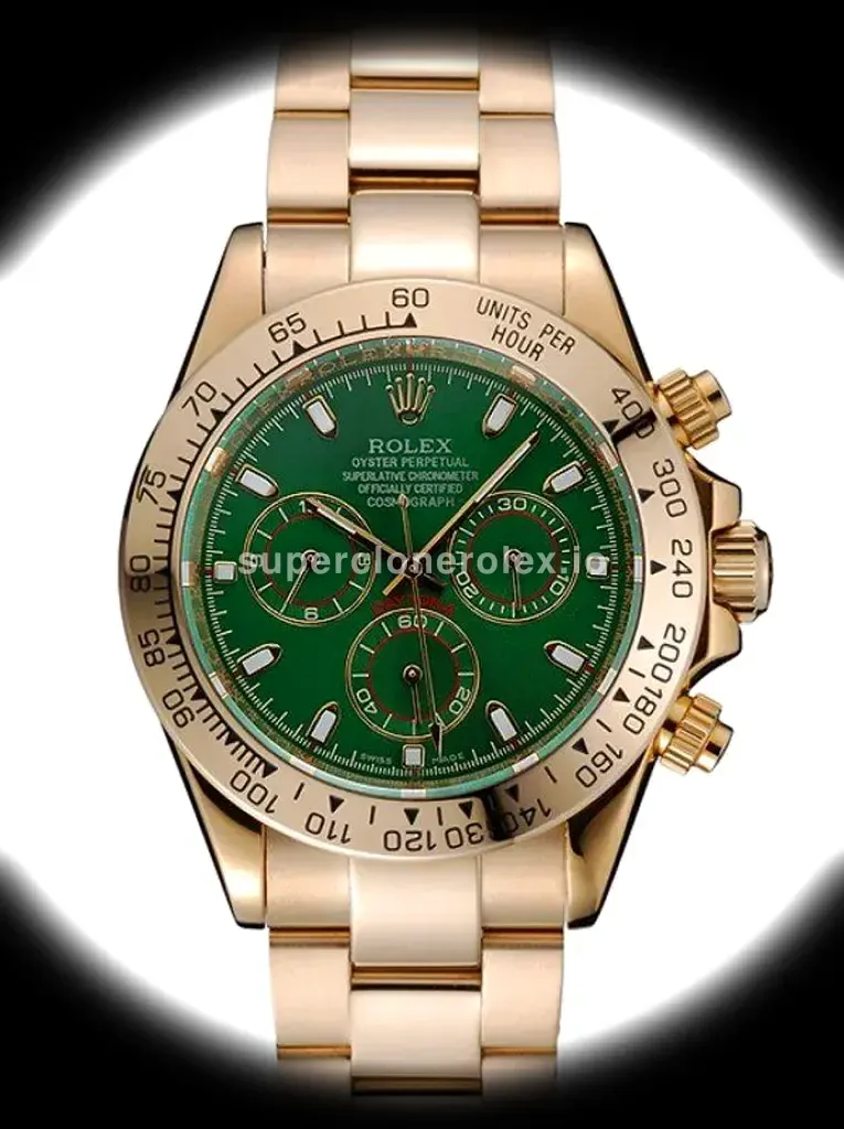 Rolex Daytona 39mm Green Dial 1454244 replica watch