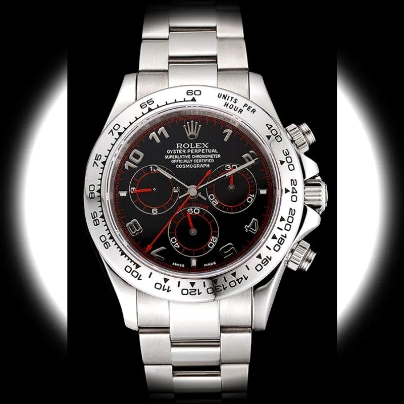 Rolex Daytona 80296 superclone 39mm — dial close-up