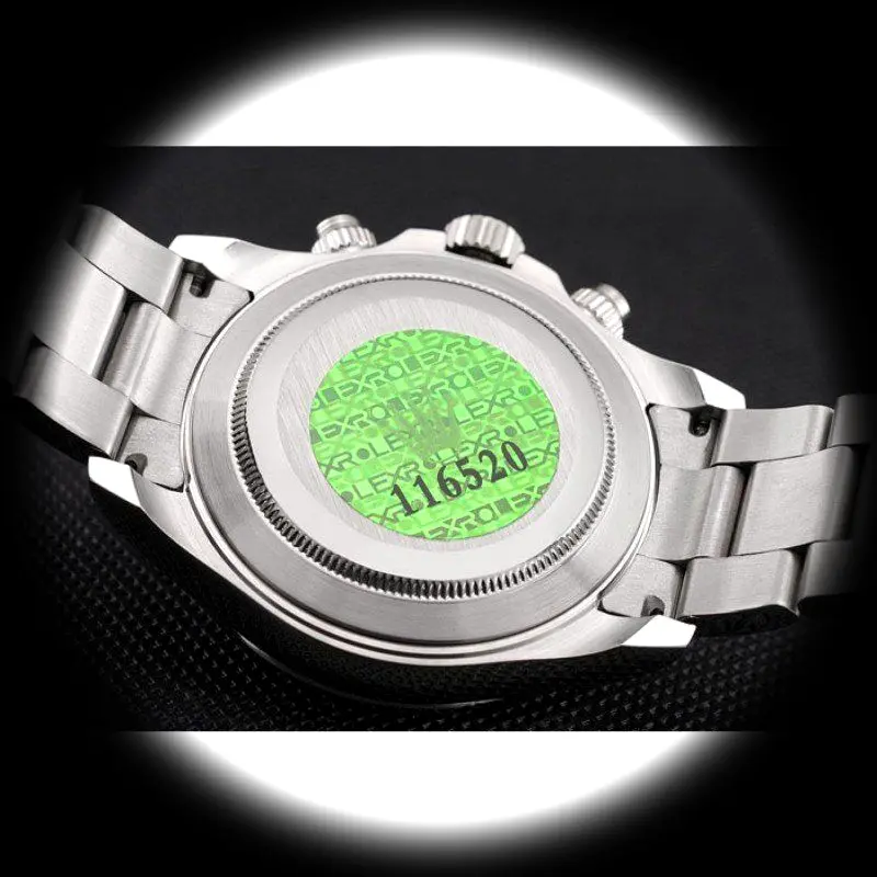 Daytona 80296 superclone black dial — bezel macro