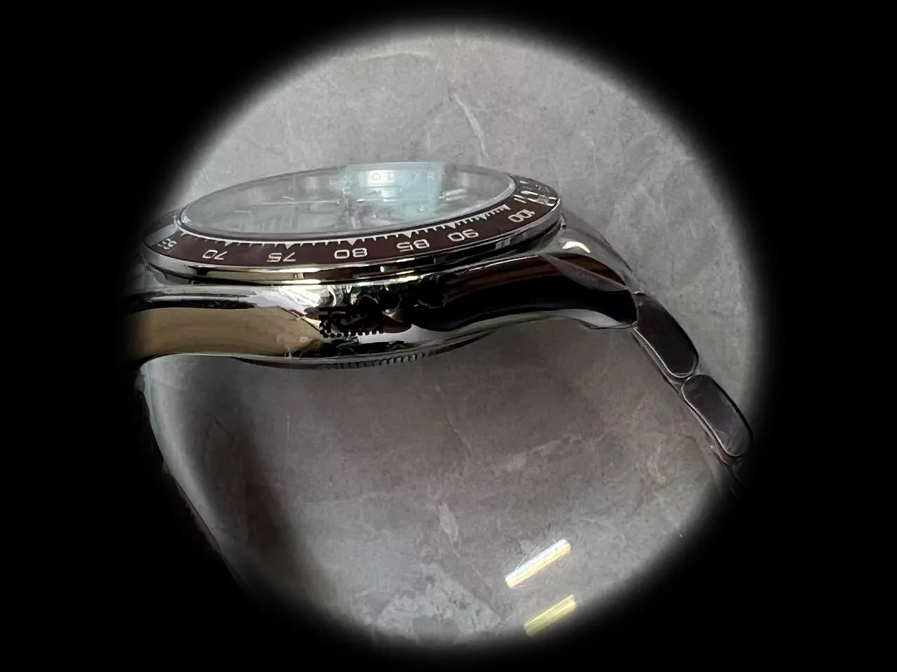 Rolex Daytona 126506 super clone — side profile