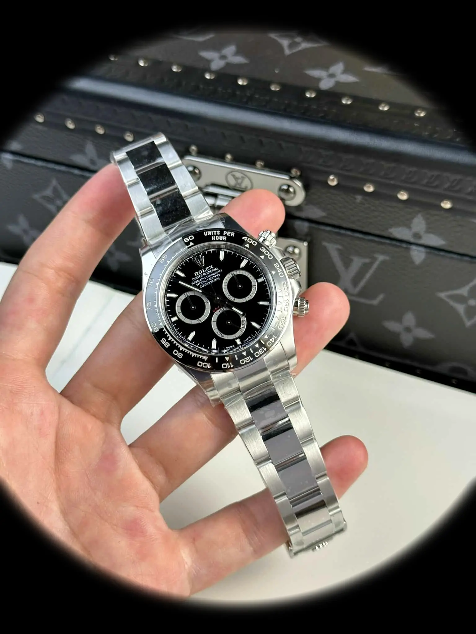Rolex Daytona 126500LN Swiss clone 40mm — front view