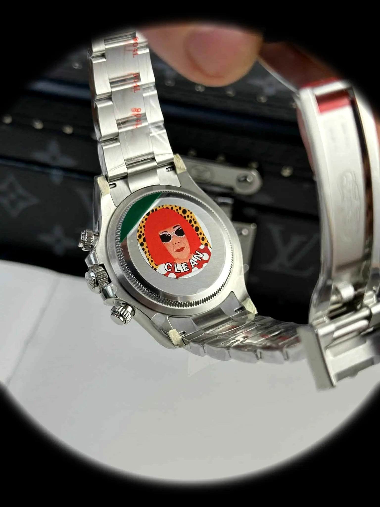 Daytona 126500LN Swiss replica 40mm — crown and case detail