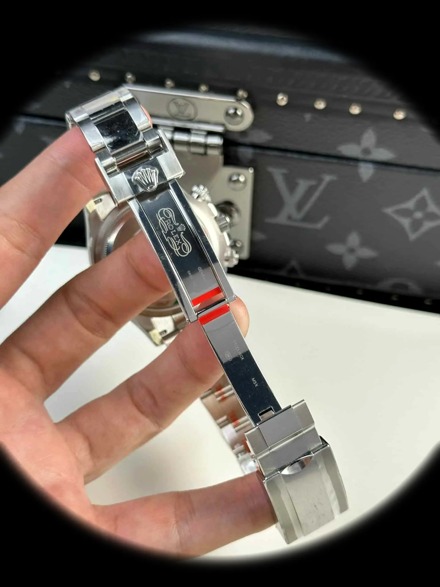 Rolex Daytona 126500LN super clone — lume shot