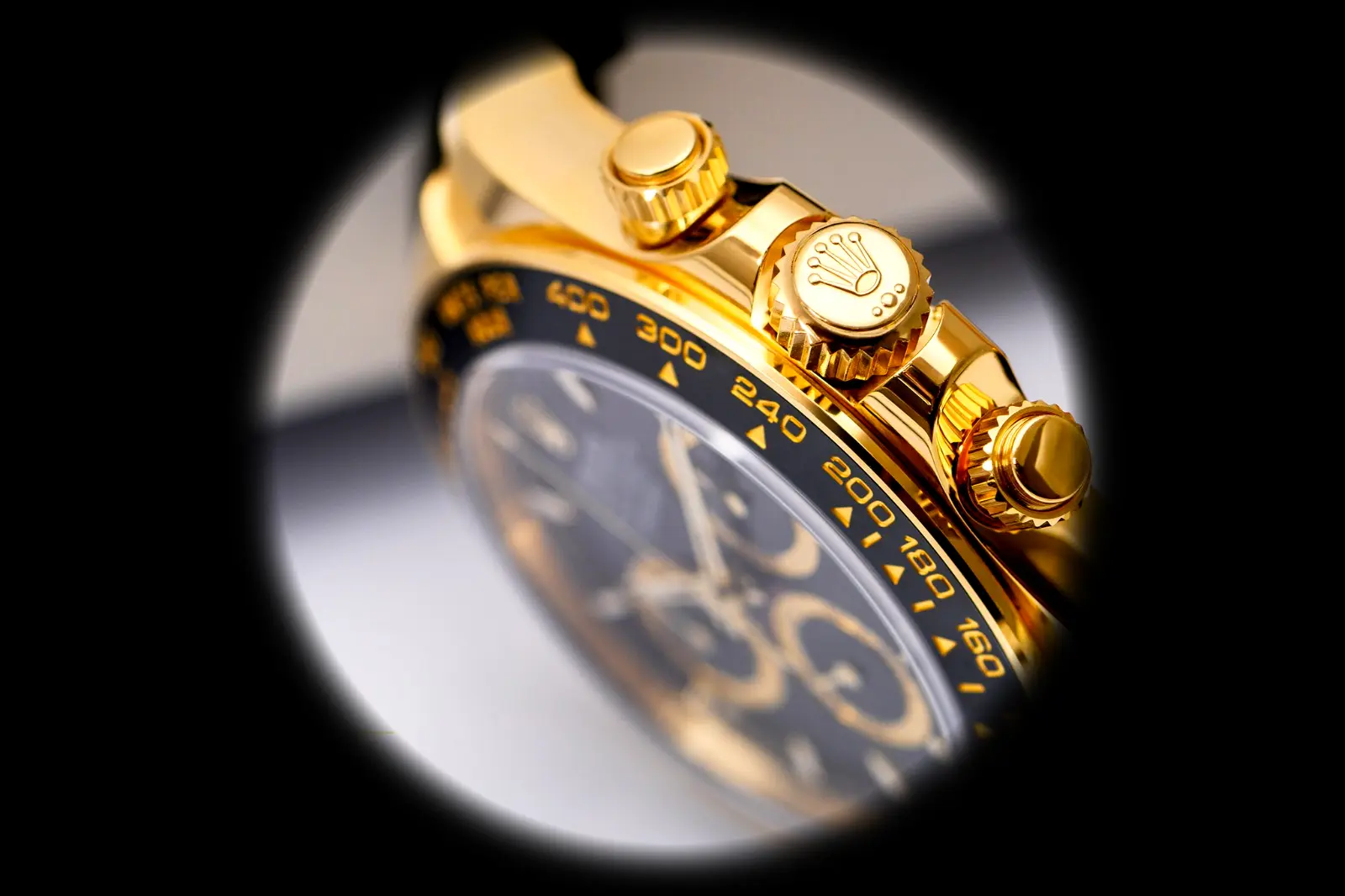 Rolex Daytona 126518LN superclone 40mm — crown and case detail