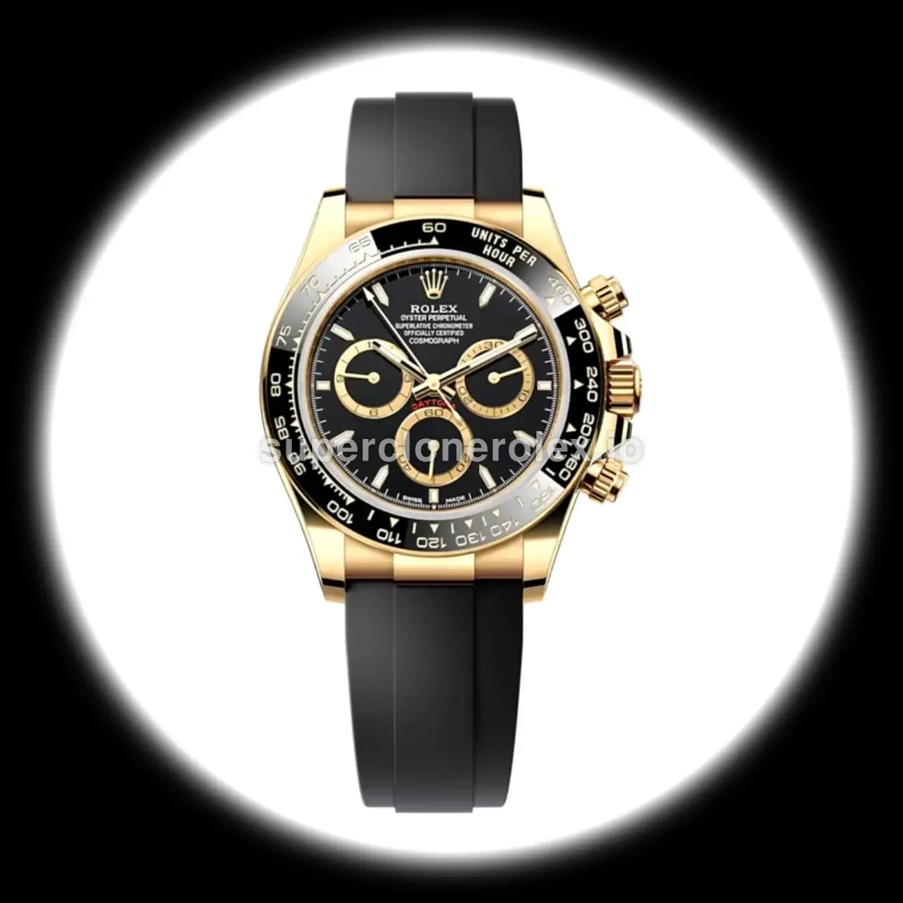 Rolex Daytona 40mm Black Dial 126518LN Everose Gold replica watch