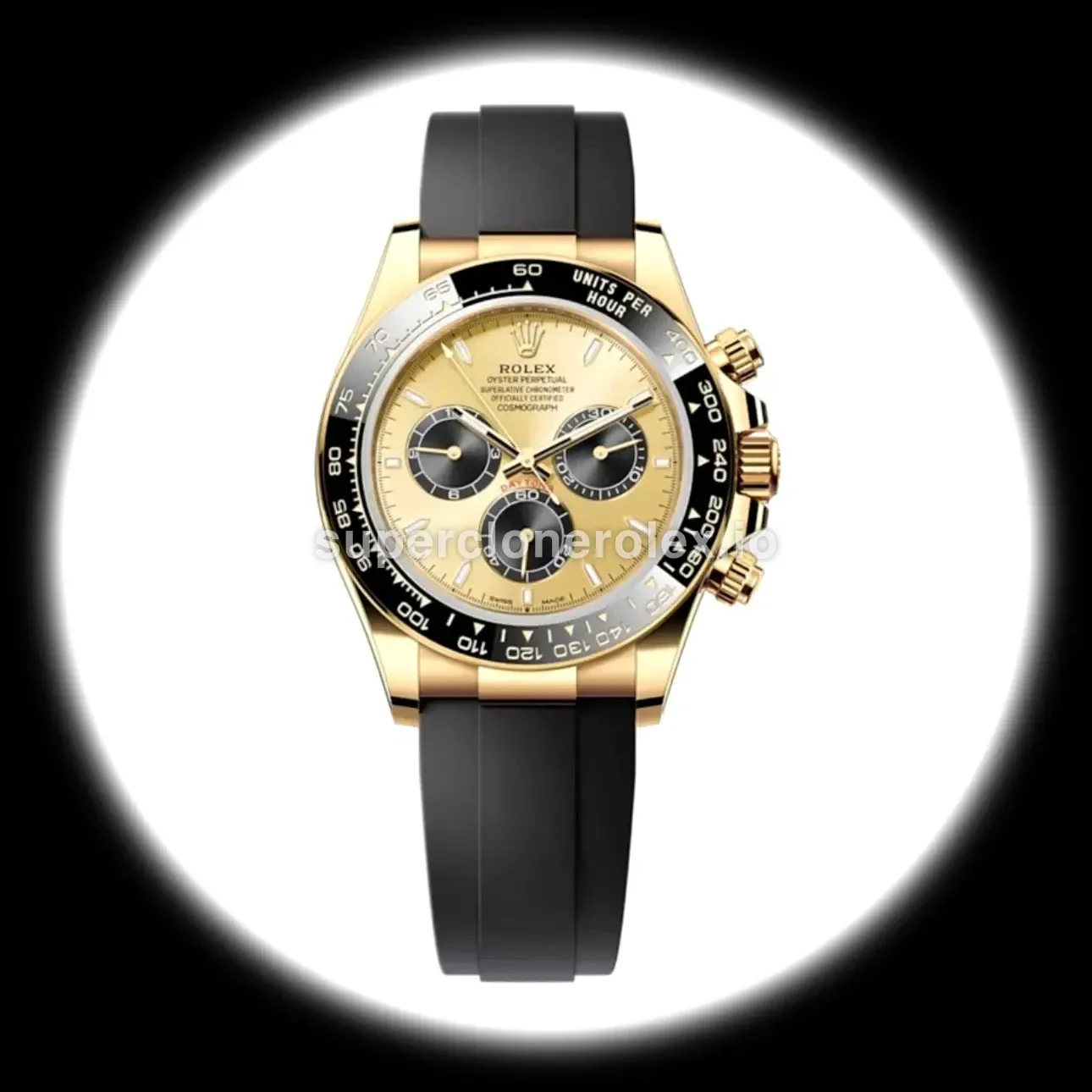 Rolex Daytona 40mm Golden Dial 126518LN Pikachu Edition replica watch