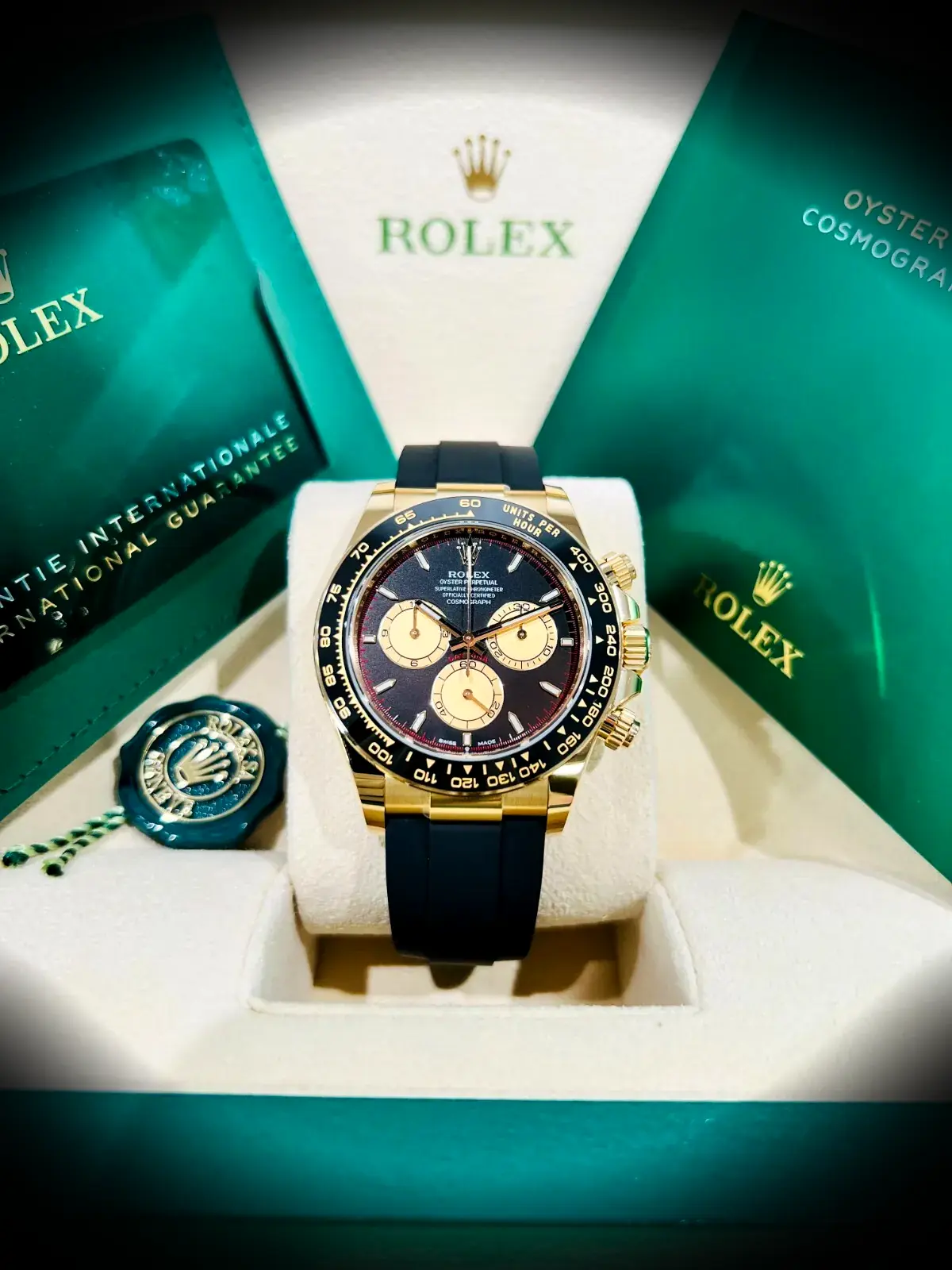 Daytona 126518LN Swiss clone 40mm — dial close-up