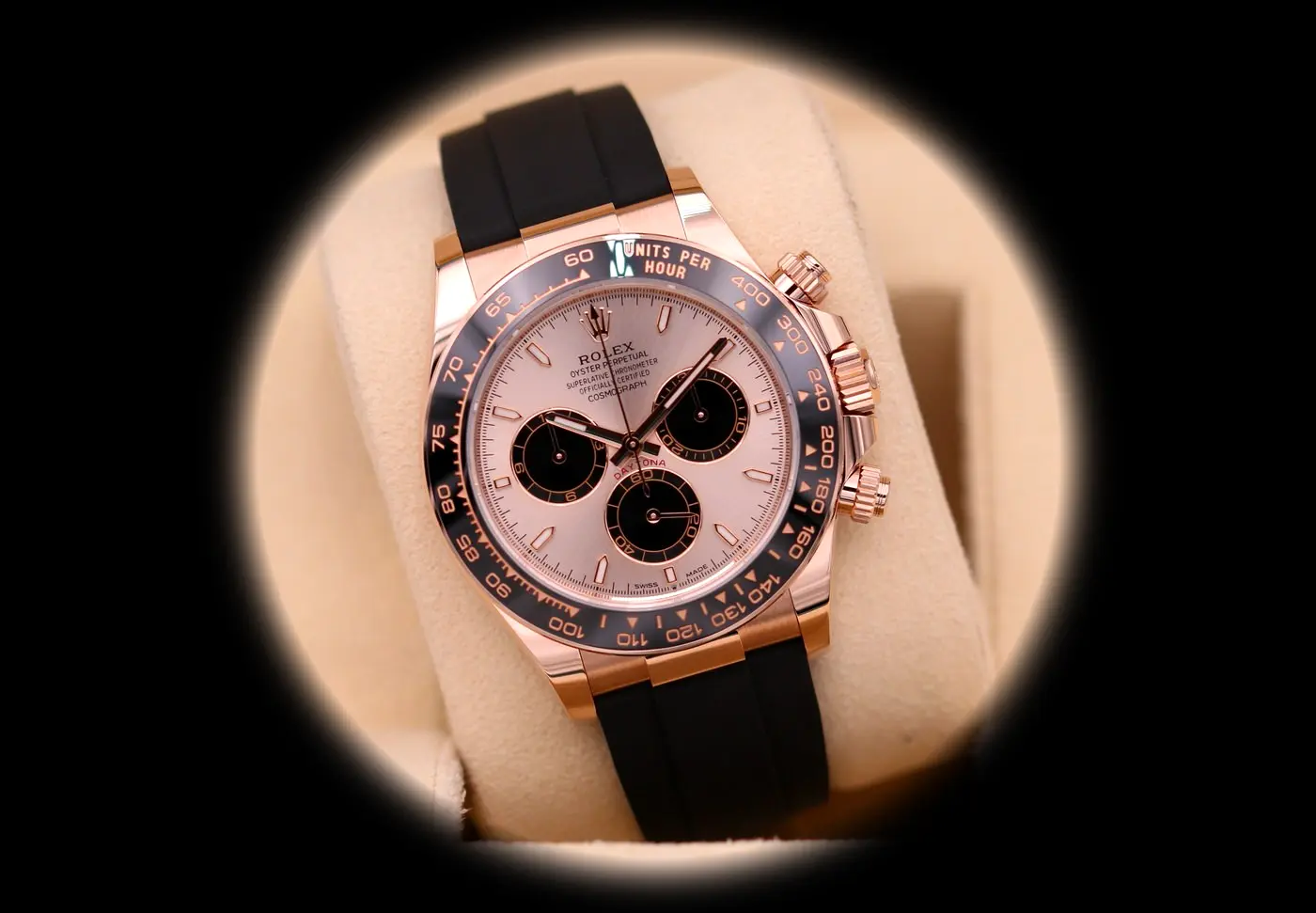 Rolex Daytona 126515LN Swiss replica — side profile