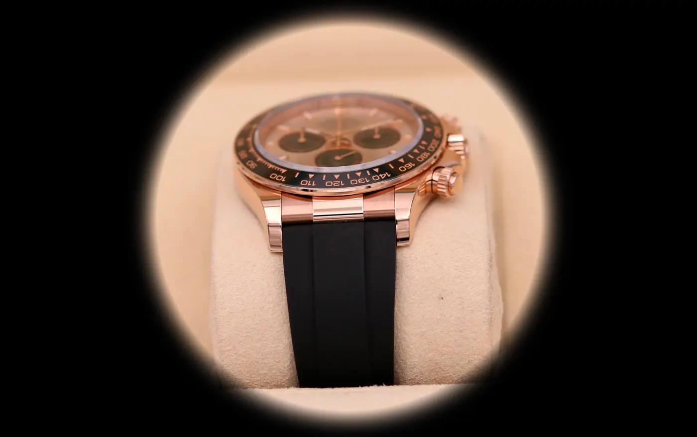 Daytona 126515LN super clone sundust dial — caseback detail