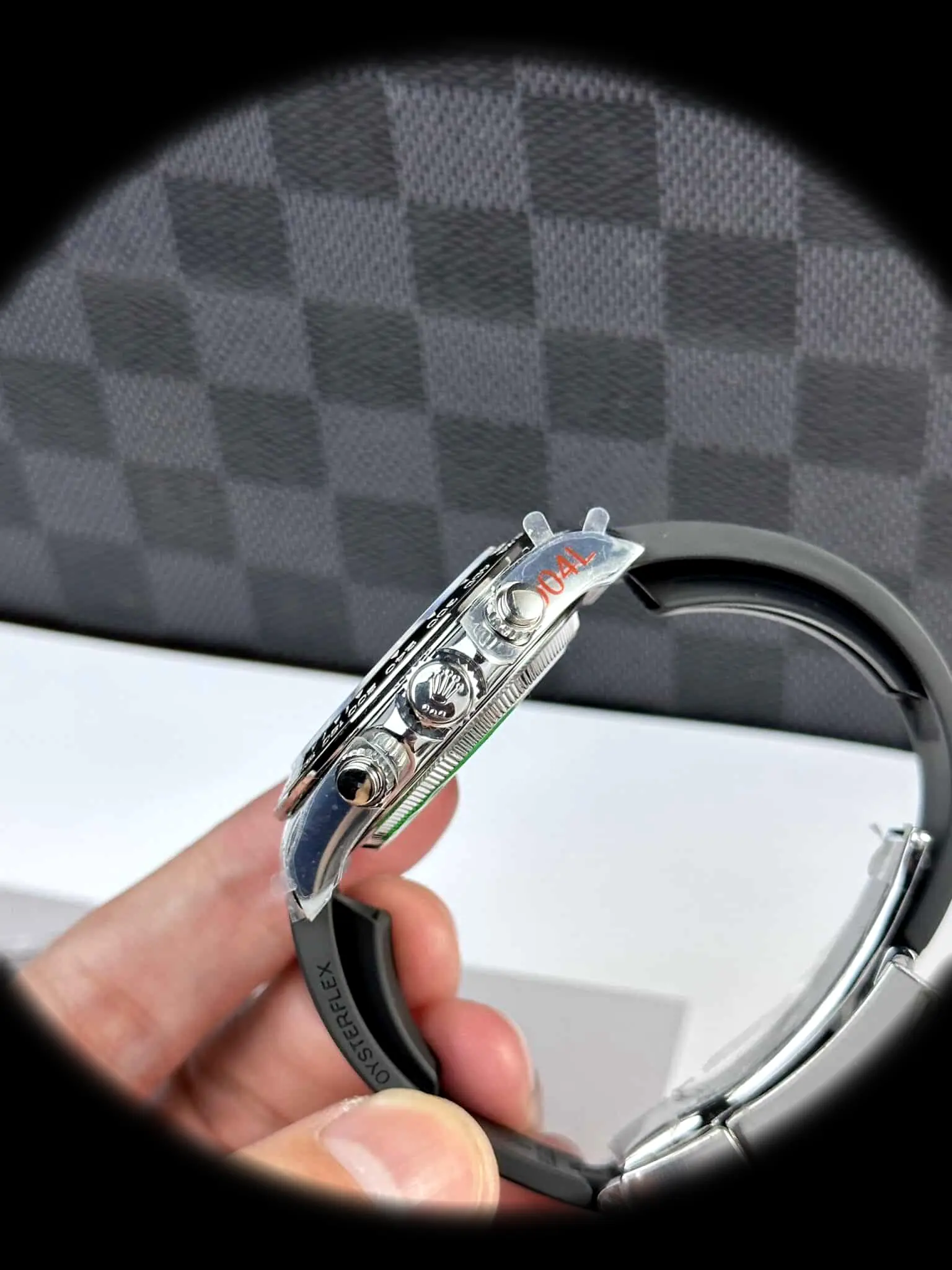 Rolex Daytona 126519LN 1:1 super clone 40mm — crown and case detail