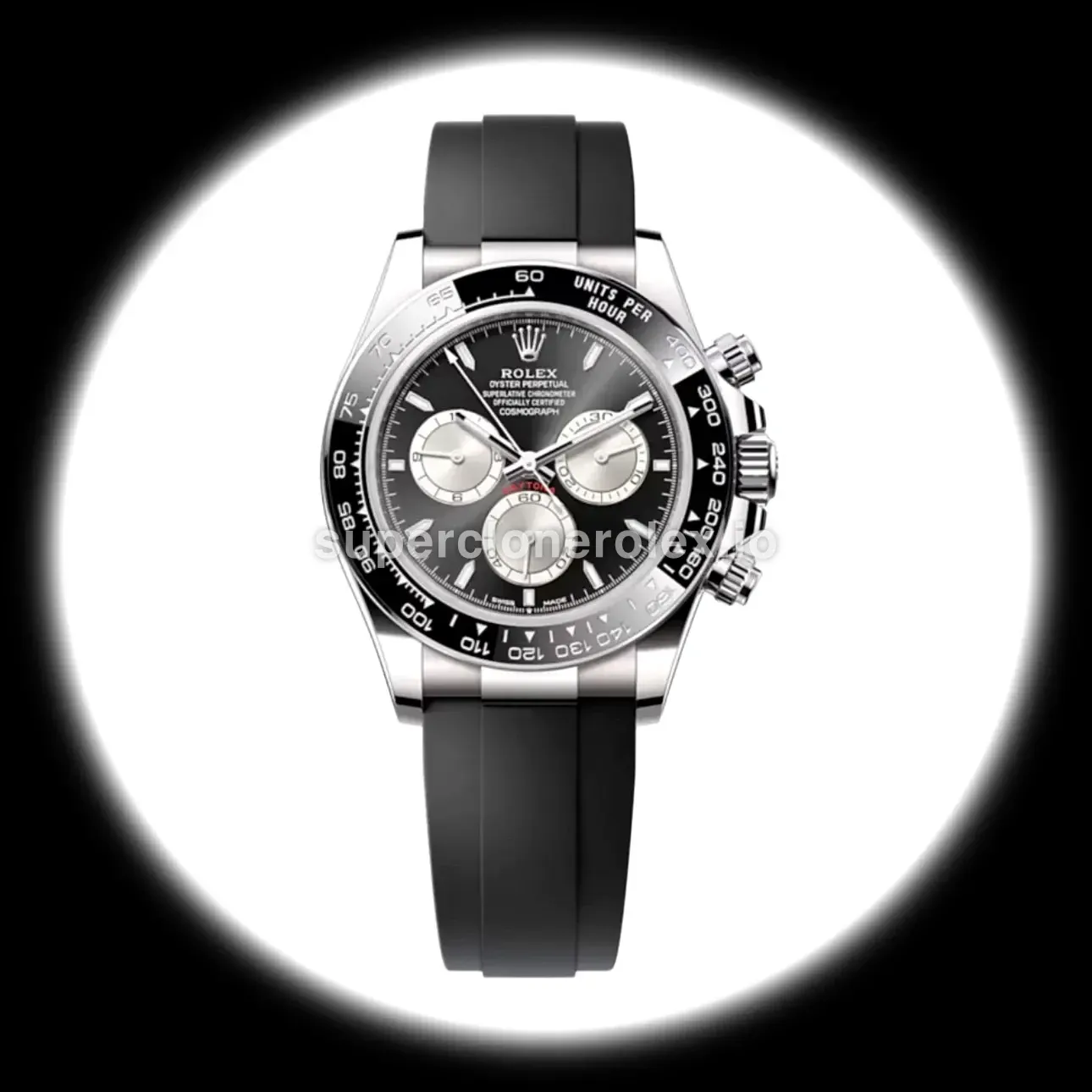 Rolex Daytona 40mm Black Dial 126519LN White Gold replica watch