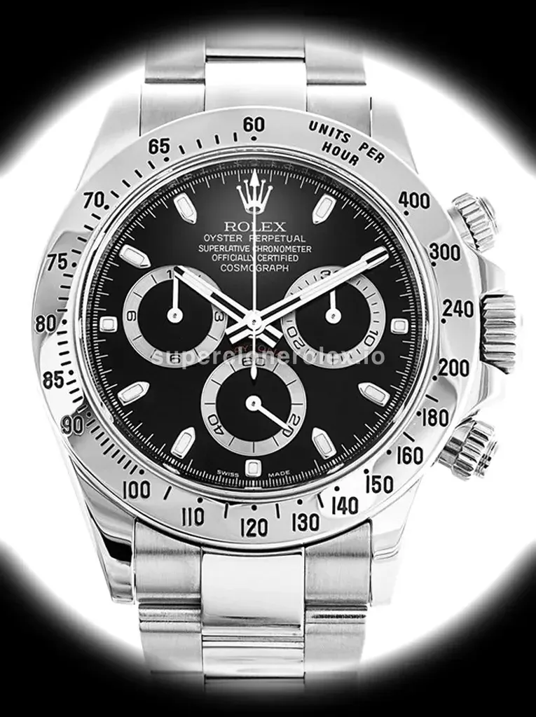 Rolex Cosmograph Daytona 116520 Black Dial 40mm replica watch