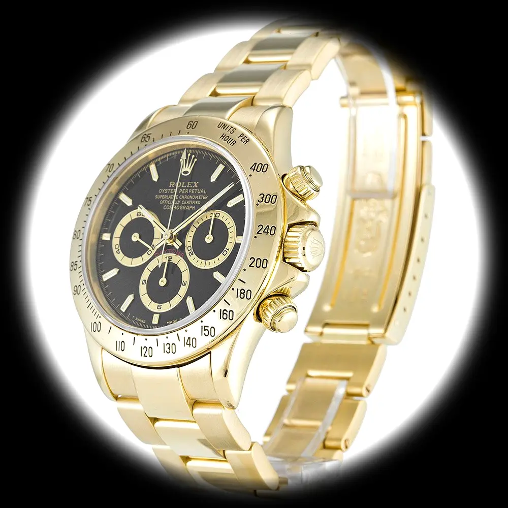 Rolex Daytona 116528 Swiss replica 40mm — dial close-up
