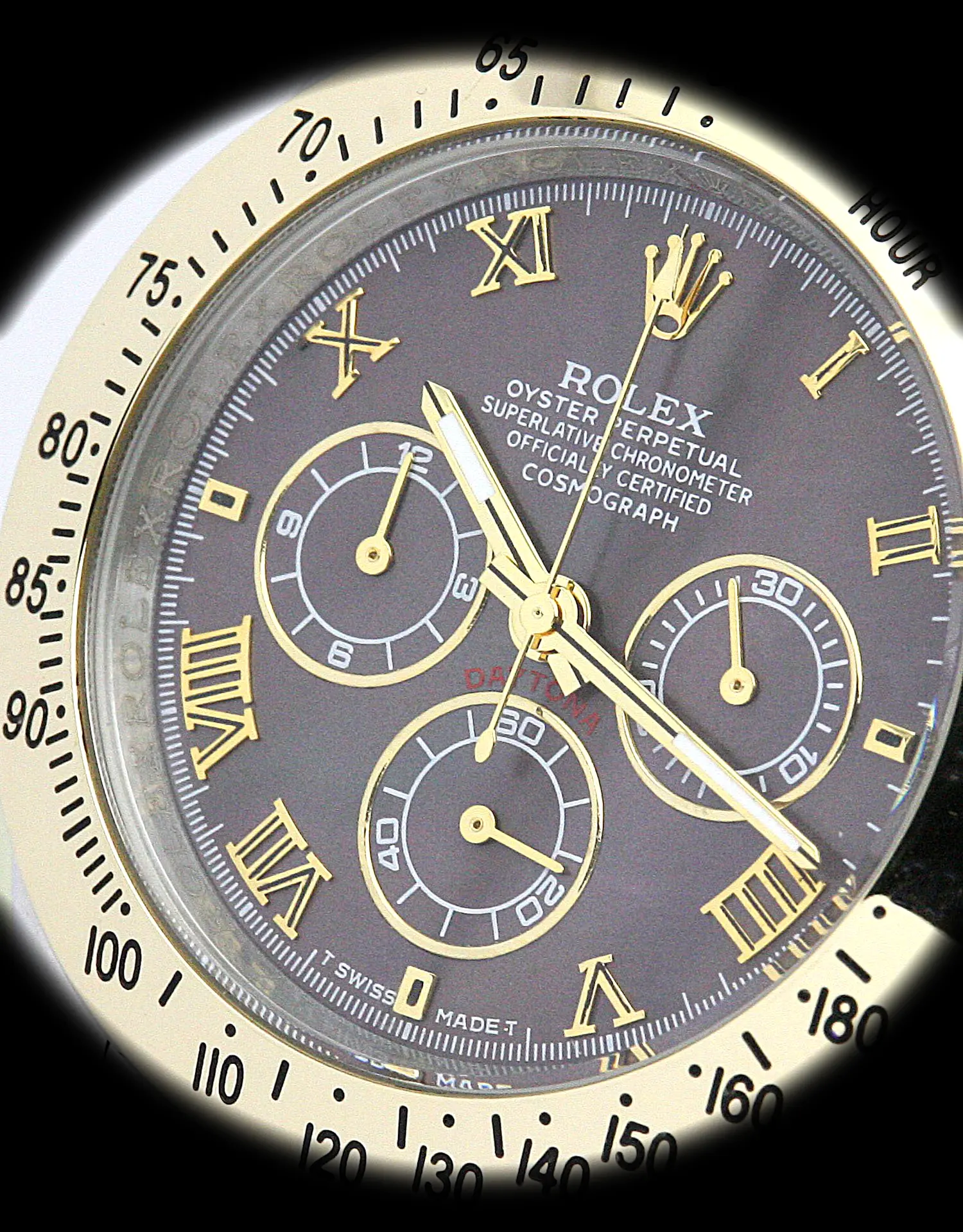 Rolex Daytona 116523 Swiss replica — side profile