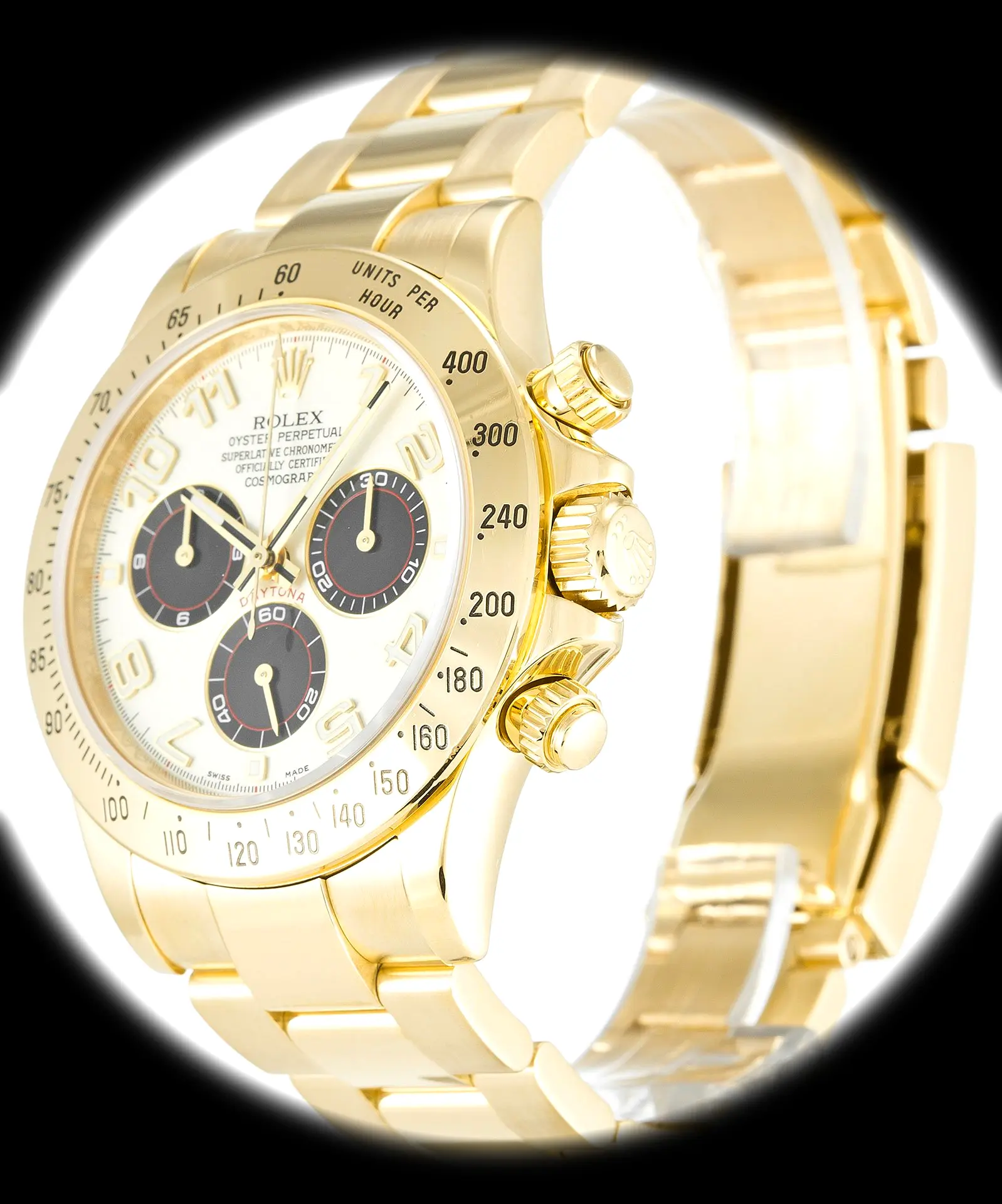 Rolex Daytona 116528 super clone 40mm — dial close-up