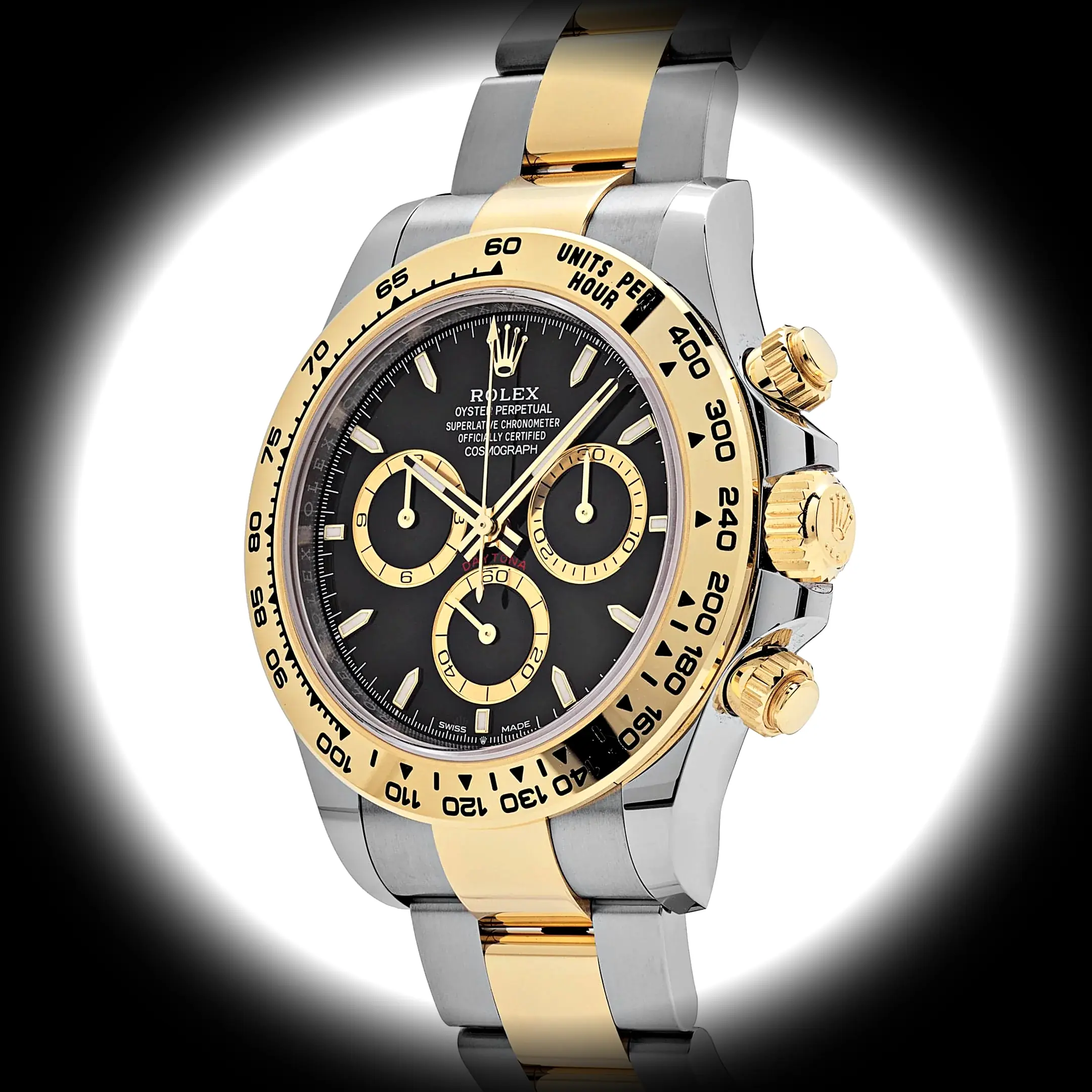 Daytona 126503 super clone 40mm — dial close-up