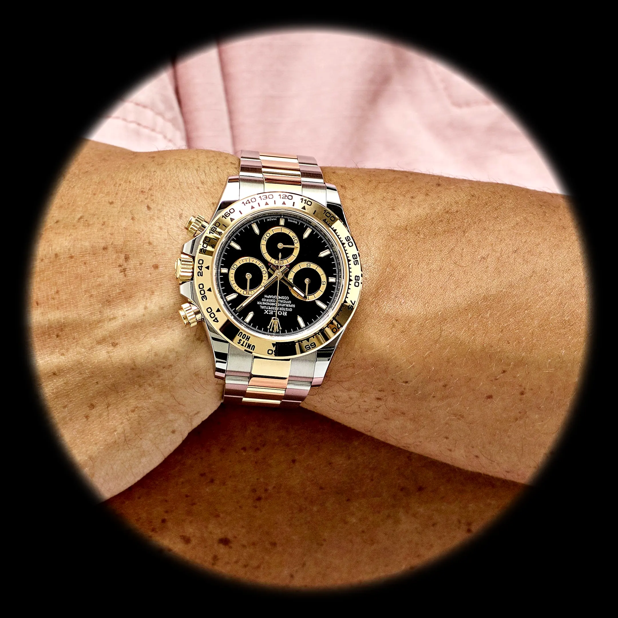 Daytona 126503 Swiss replica — bracelet detail