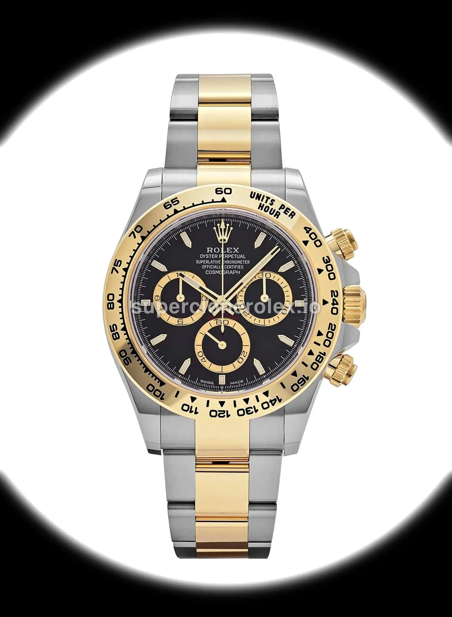 Rolex Daytona Black Dial 126503 Two-Tone Steel & Gold replica watch