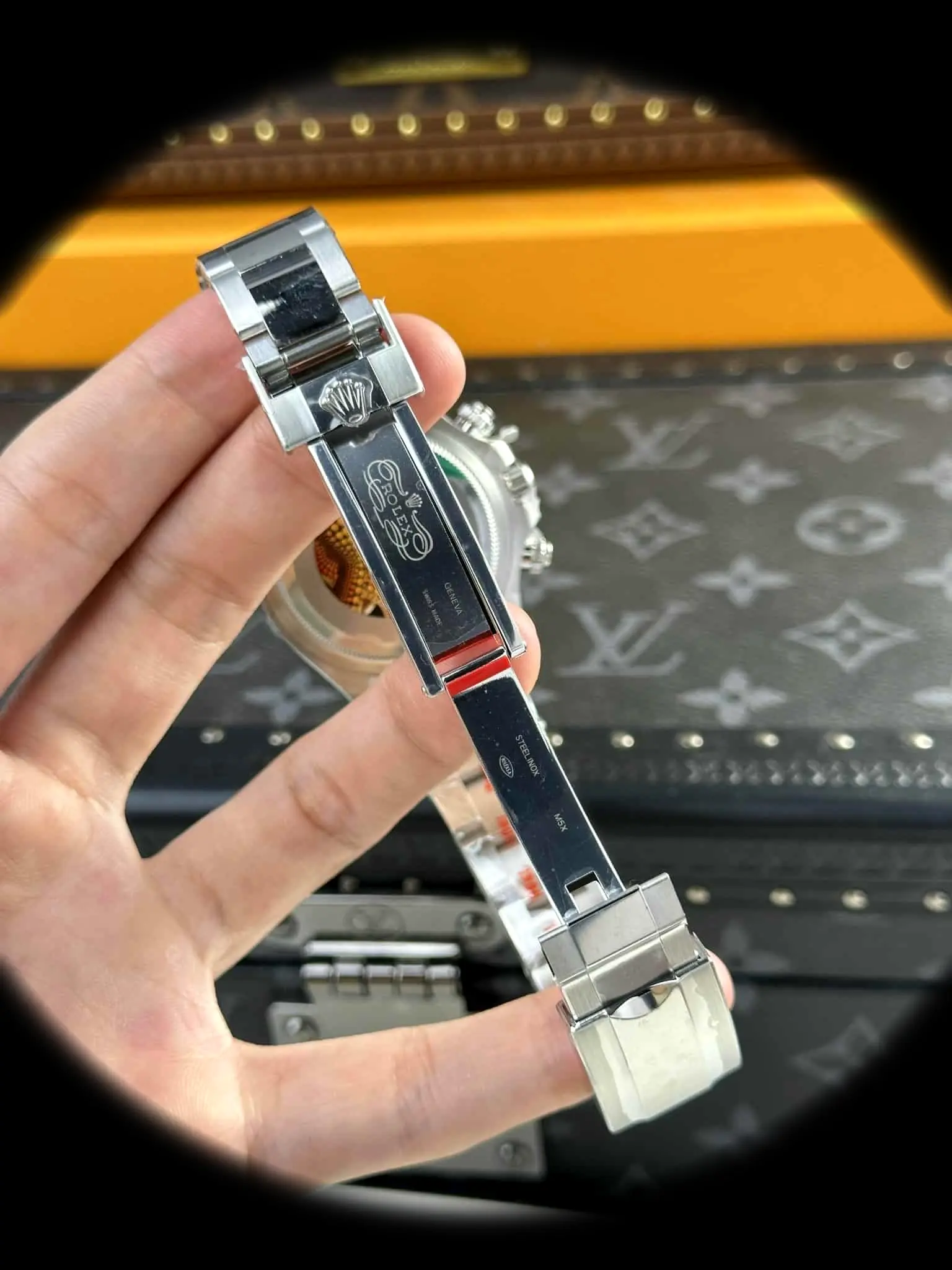 Daytona 126500LN Swiss replica — dial close-up