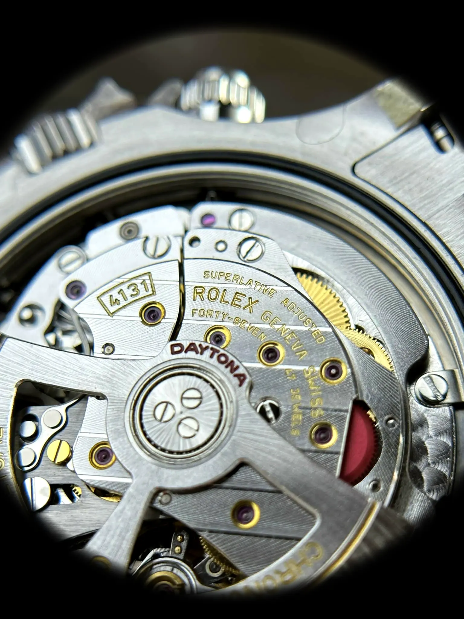 Daytona 126500LN super clone 40mm — crown and case detail
