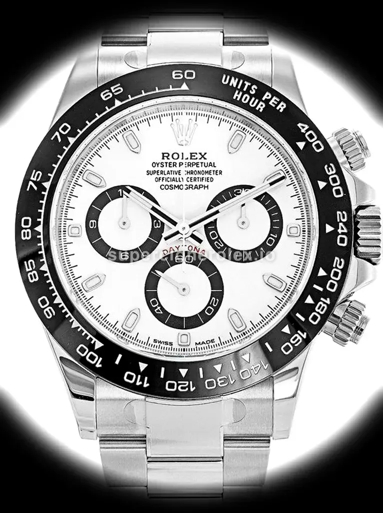 Rolex Daytona Panda 40mm White Dial 116500LN Classic replica watch