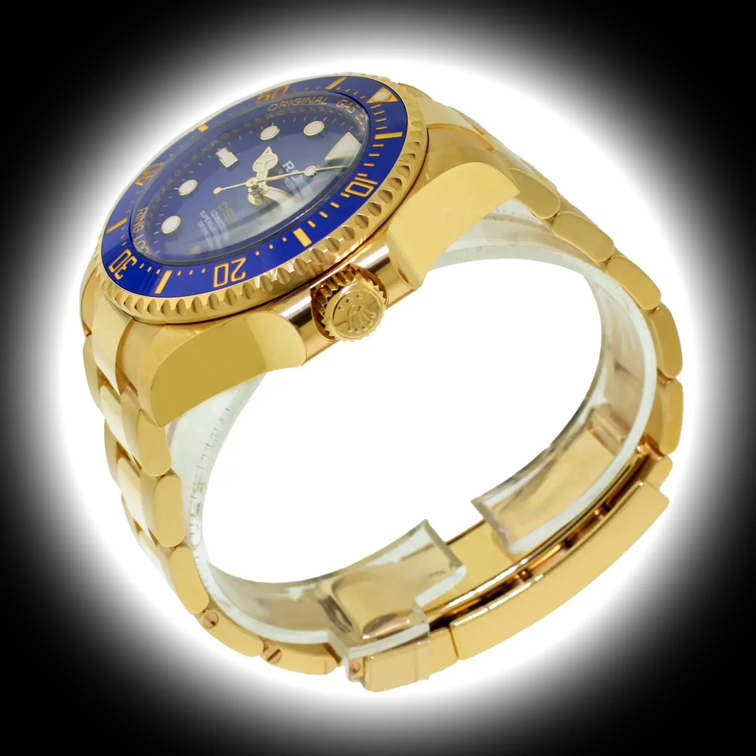 Deepsea 136668LB 1:1 super clone blue dial — caseback detail