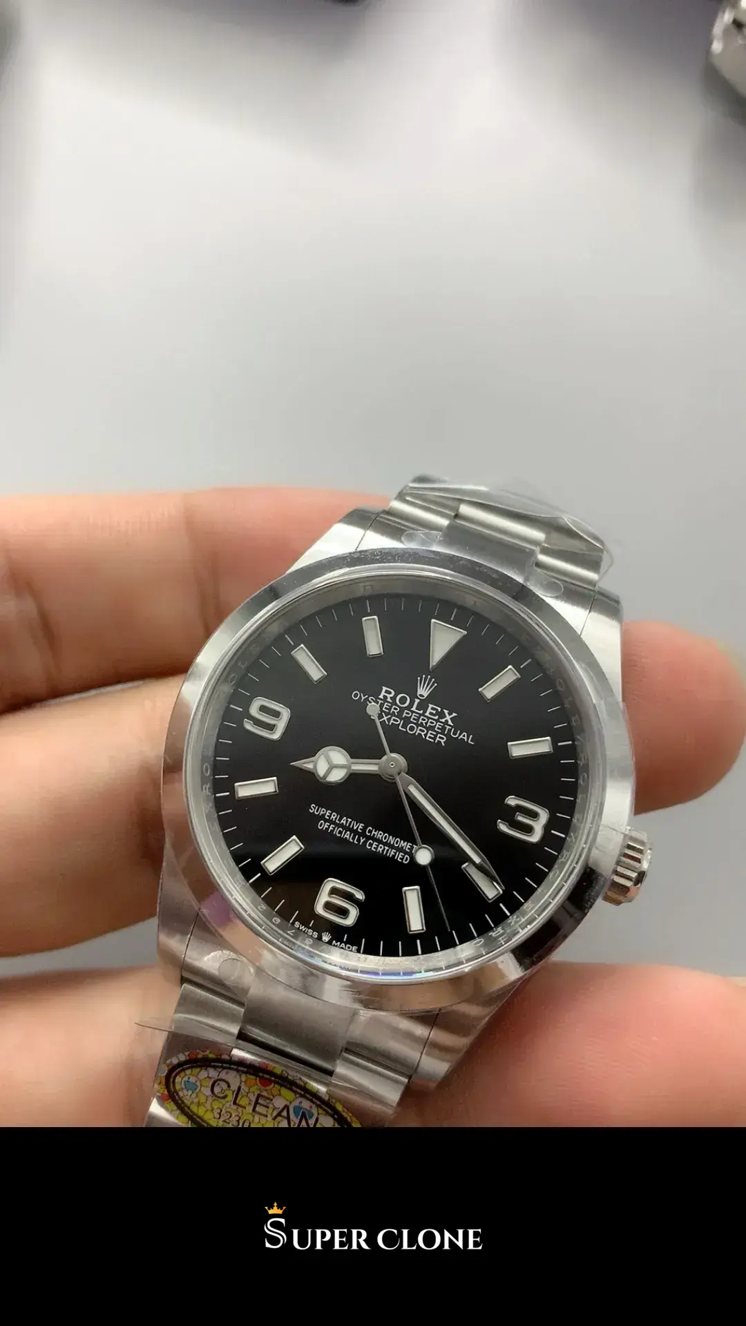 Explorer 124270, 36mm, 904l steel case