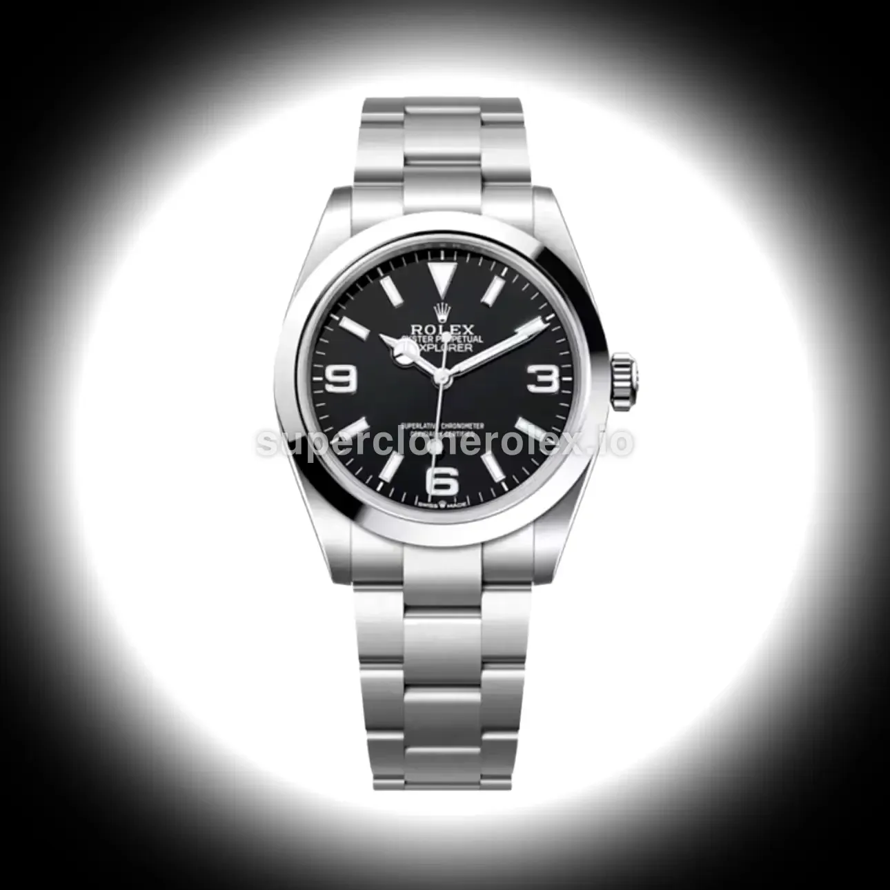 Rolex Explorer 40 Mm Black Dial 128238 2 replica watch