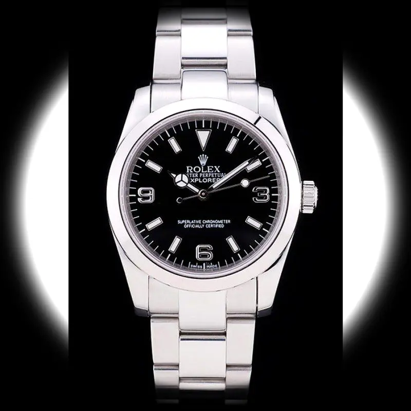 Rolex Explorer SRL15614270 superclone 36mm — dial close-up