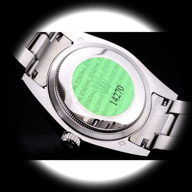 Explorer SRL15614270 superclone black dial — bezel macro