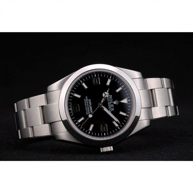 Explorer 42002, smooth bezel, oyster bracelet