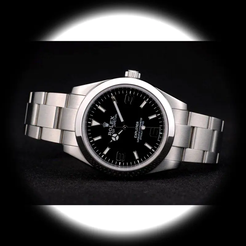 Rolex Explorer 42002 Swiss clone 39mm — wrist shot