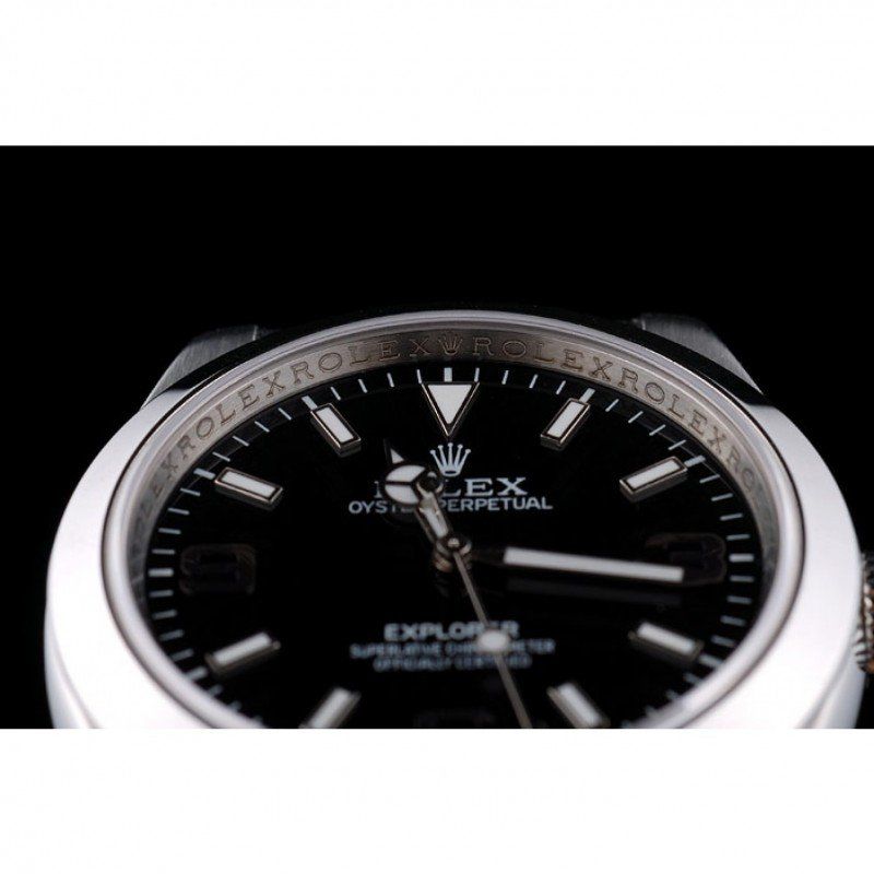 Explorer 42002, sapphire crystal, black dial