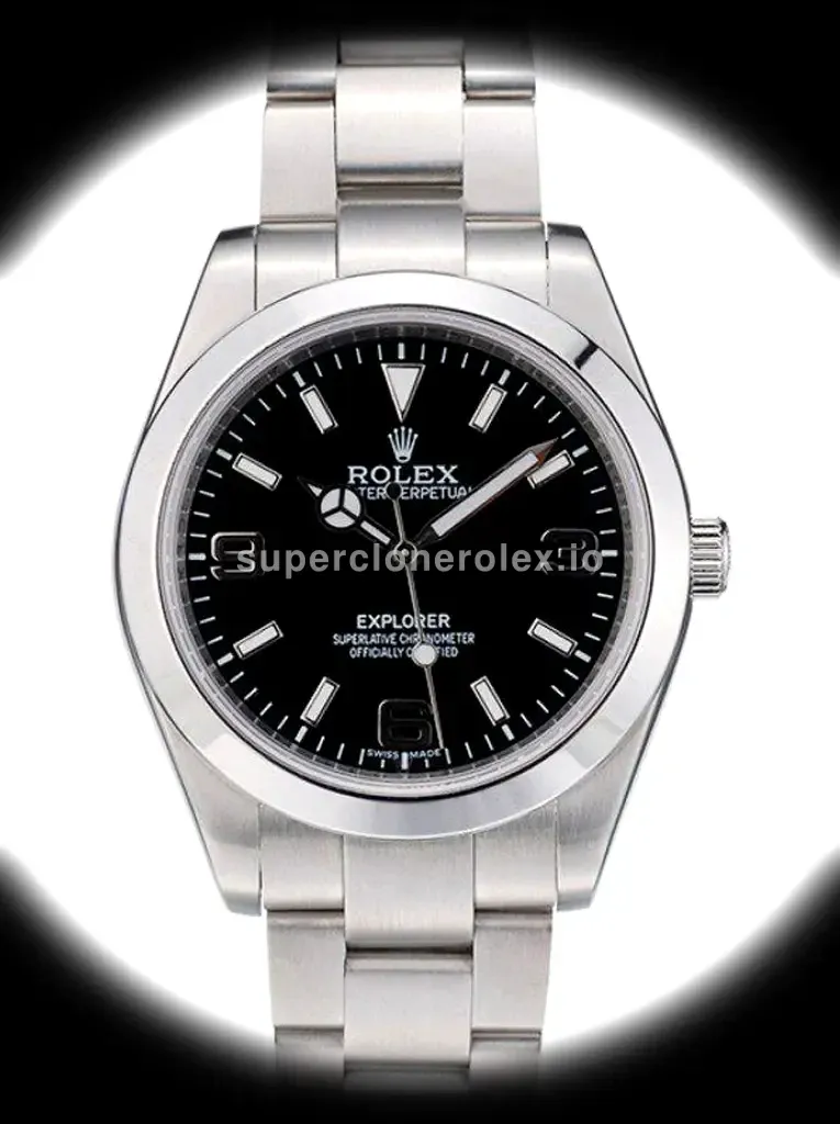Rolex Explorer 39mm Black Dial 42002 replica watch