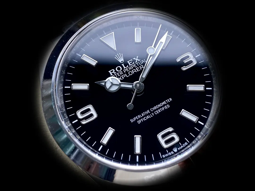 Rolex Explorer 124270 superclone — side profile