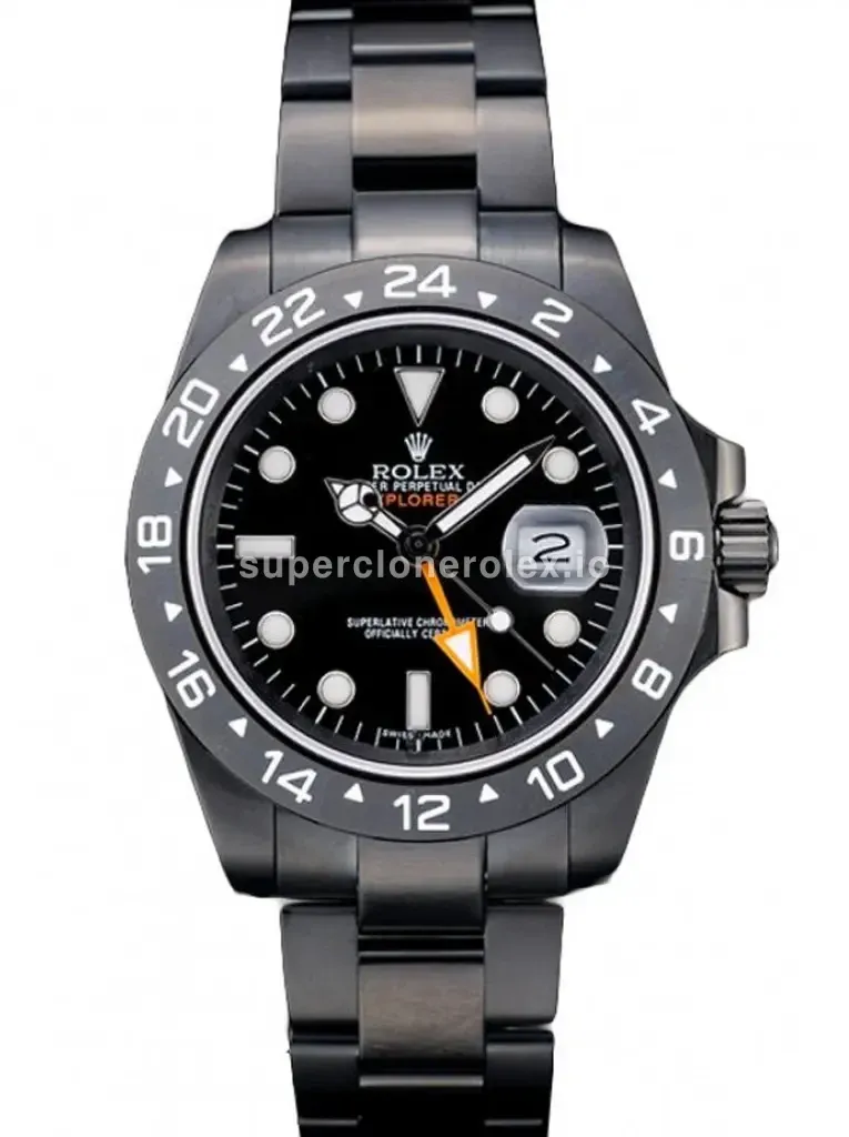 Explorer 98239 super clone black dial, front view