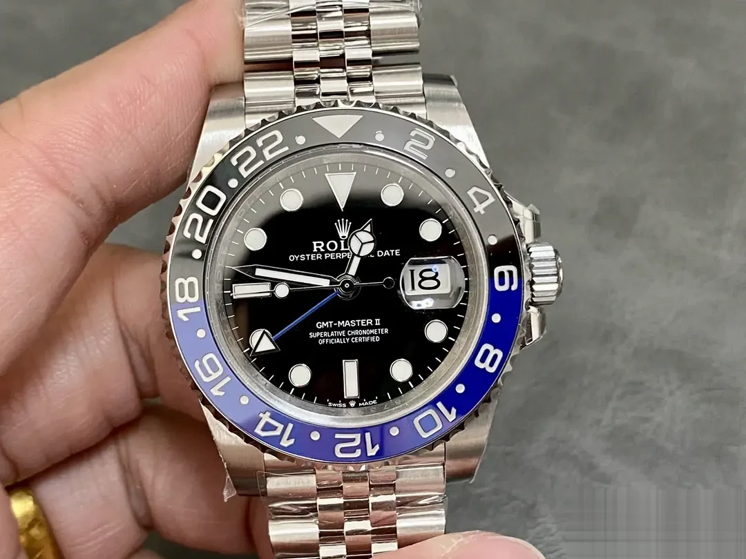 GMT-Master 126710BLNR swiss super clone — side profile
