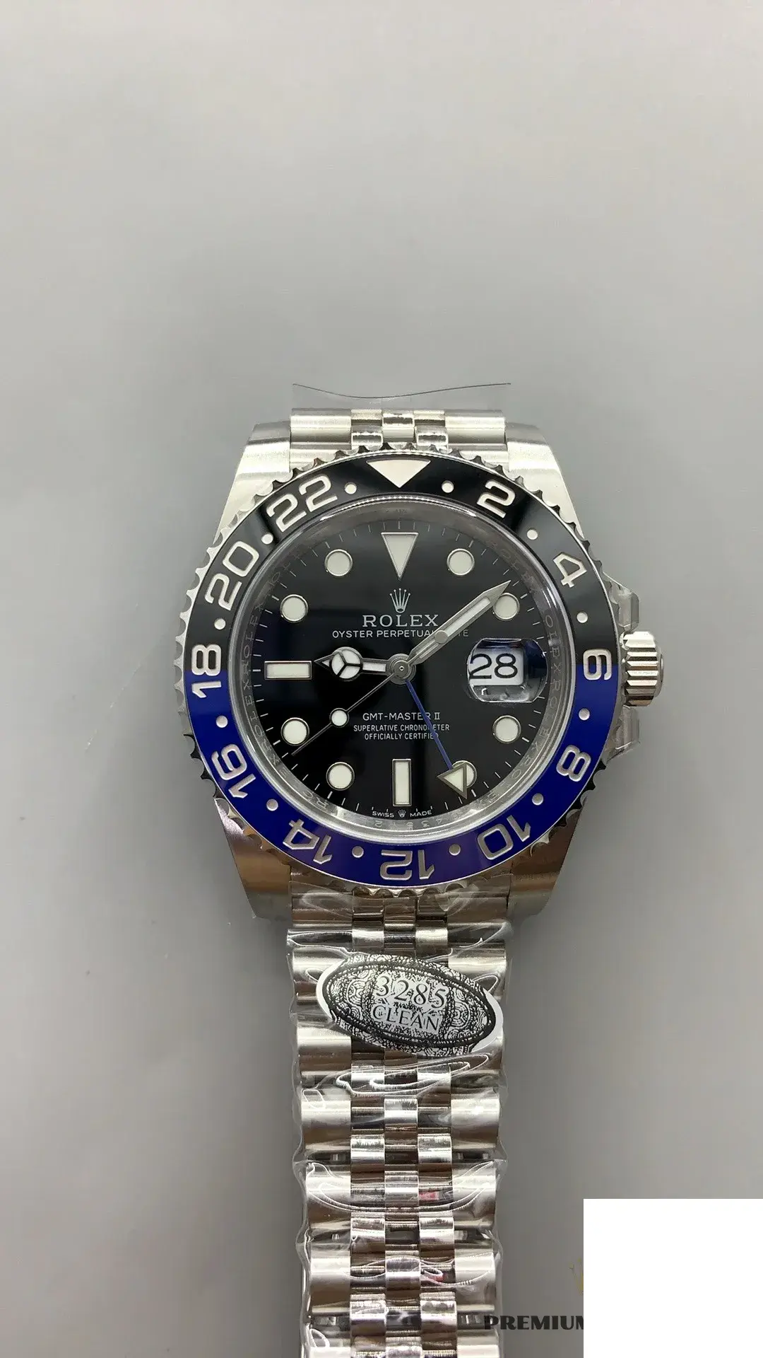 GMT-Master 126710BLNR eta clone — bezel macro