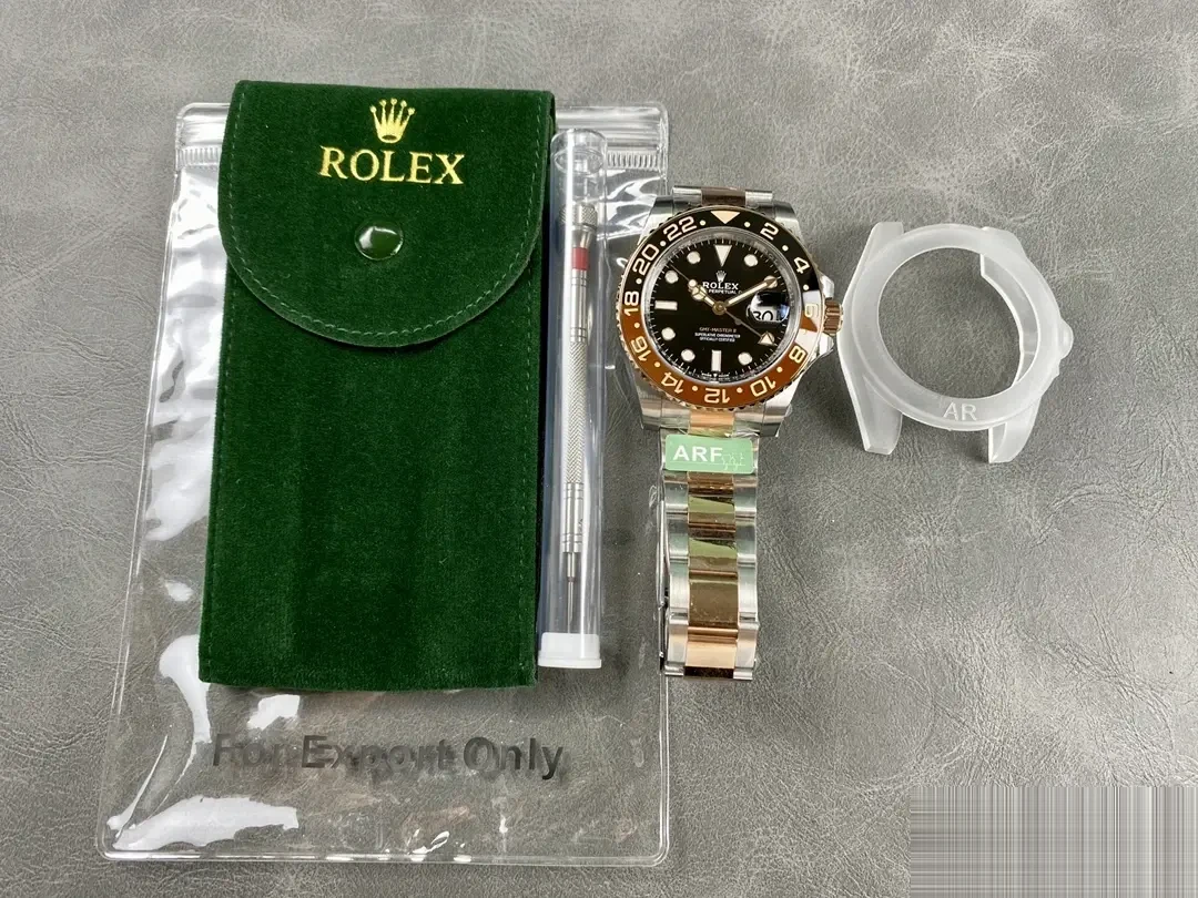 Rolex GMT-Master 126711CHNR swiss super clone 40mm — wrist shot