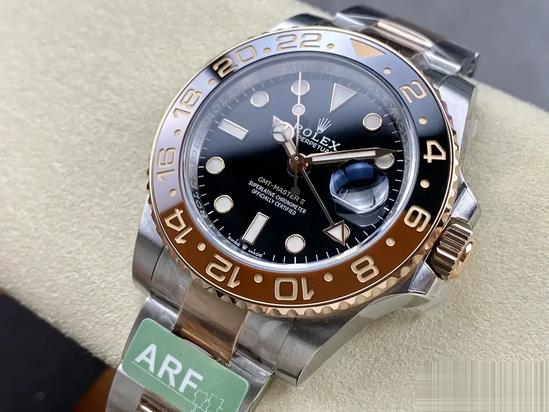 GMT-Master 126711CHNR swiss clone 40mm — crown and case detail