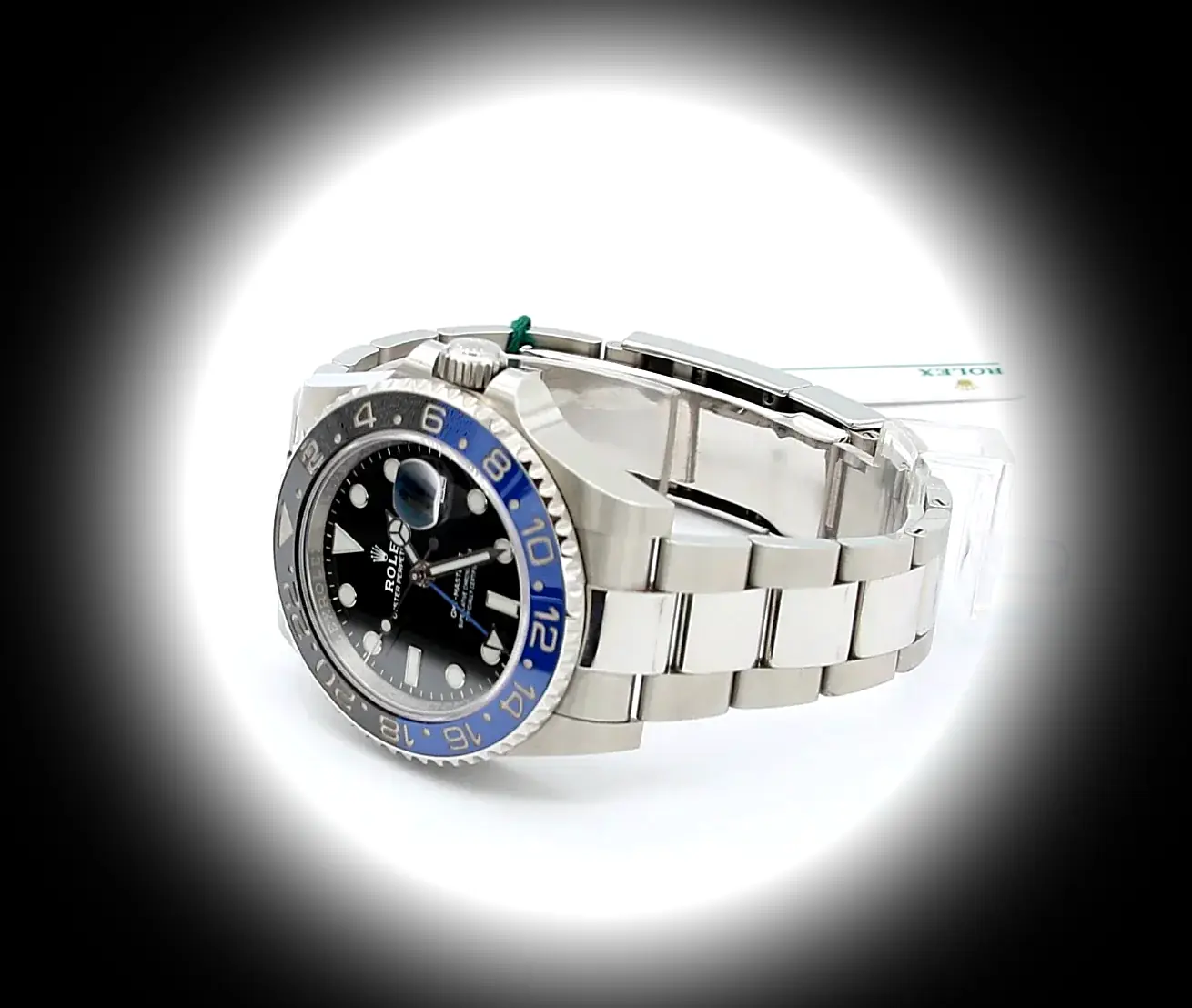 Rolex GMT-Master 126710BLNR superclone black dial — caseback detail