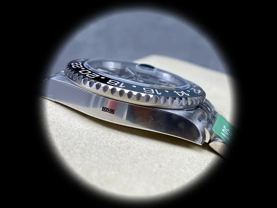 GMT-Master 126710GRNR super clone black dial — caseback detail