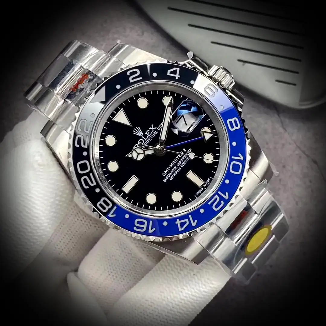 Rolex GMT-Master 126710BLRO Swiss replica — side profile