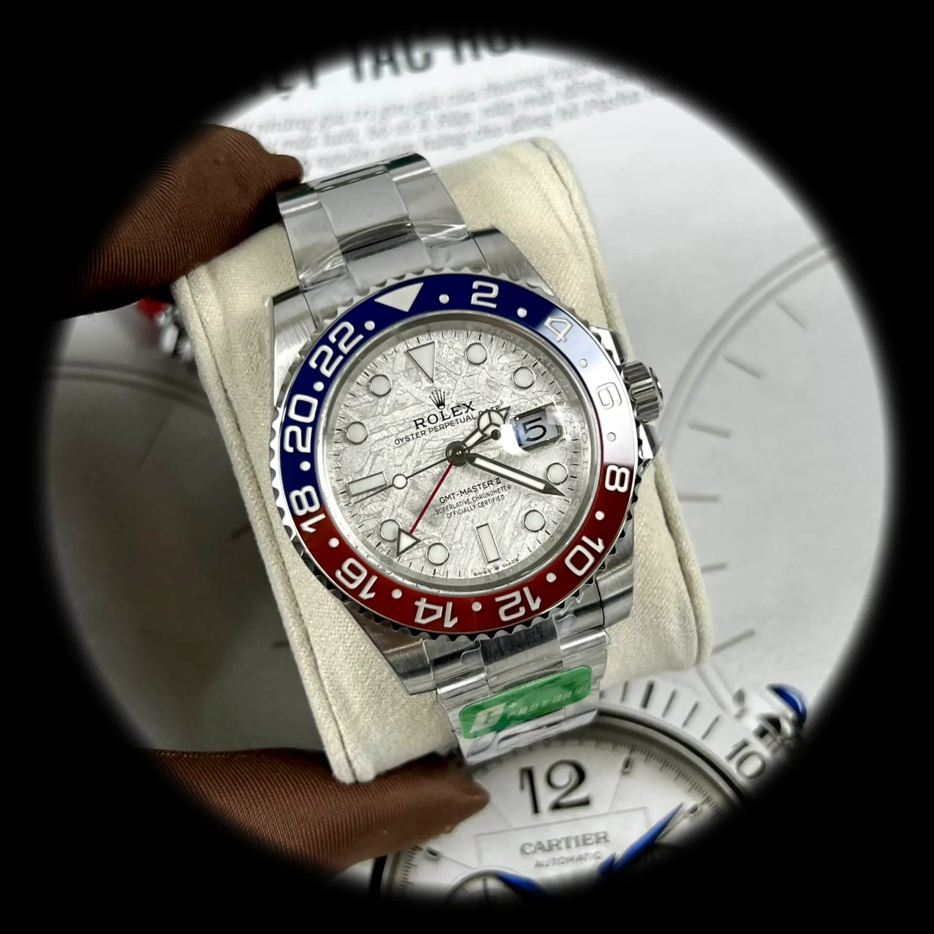 GMT-Master 126719BLRO superclone — side profile