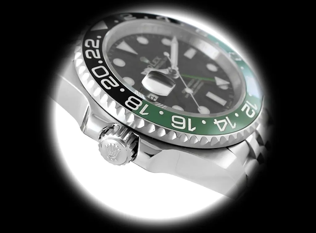 GMT-Master 126720VTNR Swiss clone black dial — caseback detail