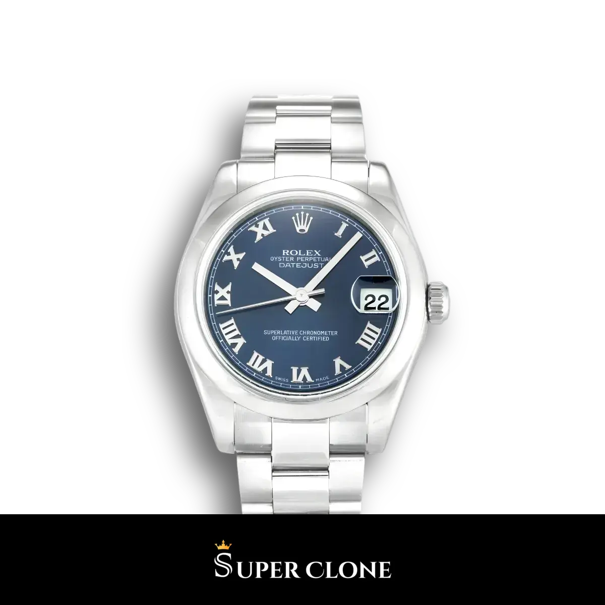 Rolex Lady-Datejust 178240 Blue Dial 31mm Oyster Steel