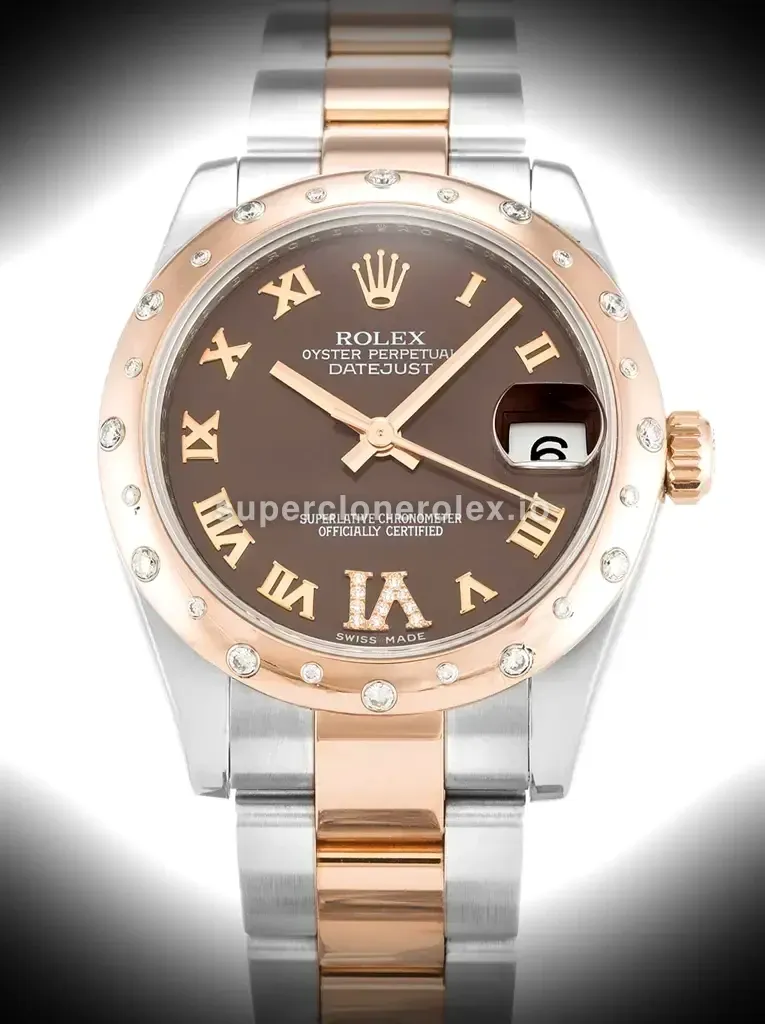 Rolex Lady Datejust 31mm Chocolate Dial 178341 replica watch