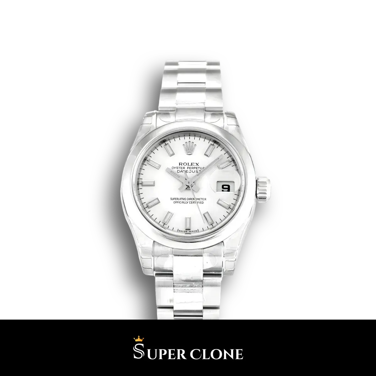 Rolex Lady-Datejust 179160 super clone, white dial, 26mm